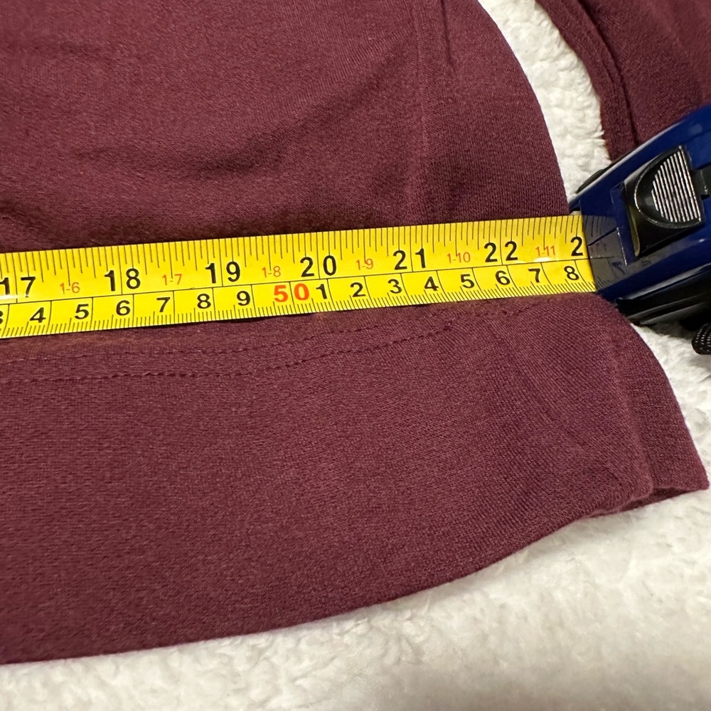 Bleusalt  Burgundy Men’s Long sleeve T-shirt and Jogger pants. - Picture 7 of 15